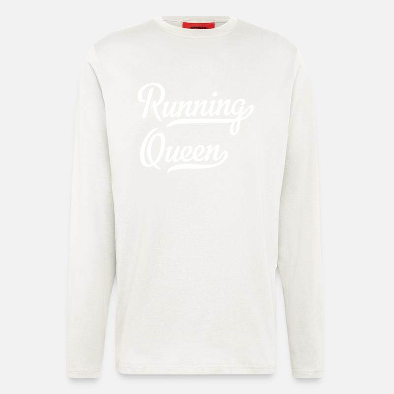 Running Queen - Langarmshirt - made by SPREAD  - OFF WHITE