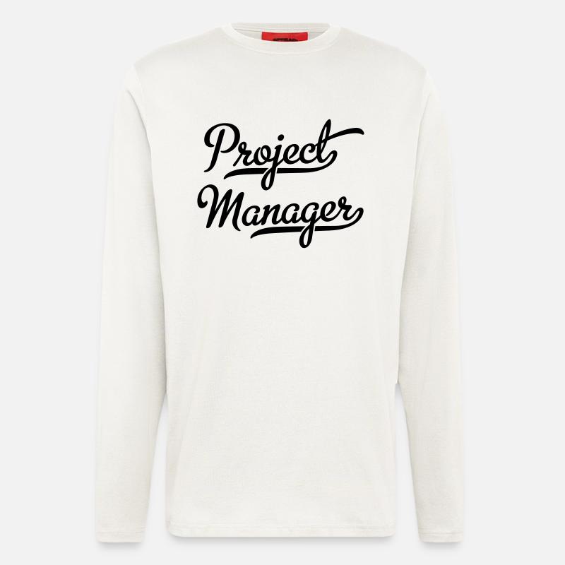 Projektleiter - Langarmshirt - made by SPREAD  - OFF WHITE
