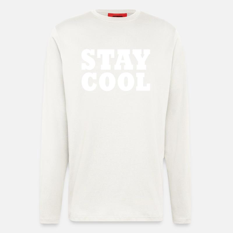 Stay cool - Langarmshirt - made by SPREAD - OFF WHITE
