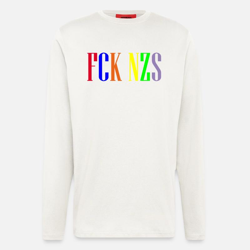 FCK NZS - Langarmshirt - made by SPREAD  - OFF WHITE