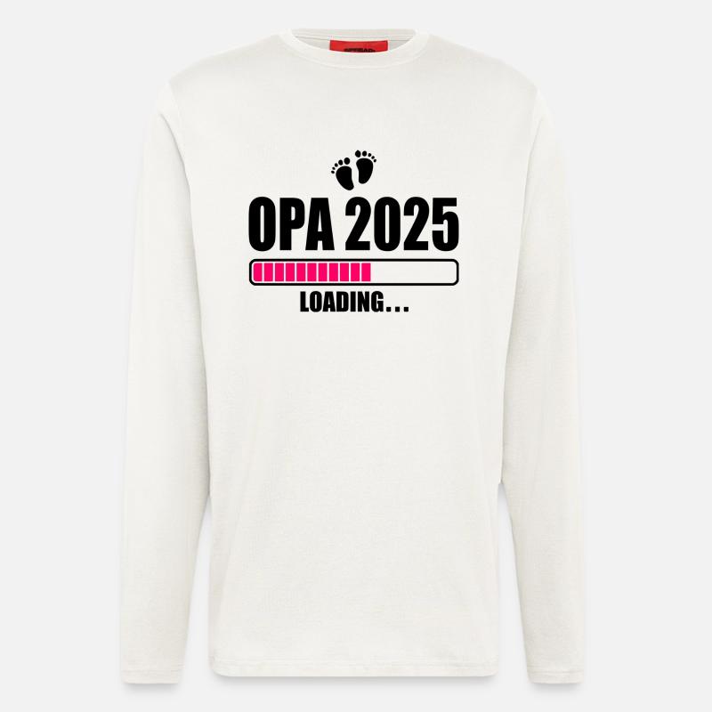 Opa 2025 loading - Langarmshirt - made by SPREAD  - OFF WHITE