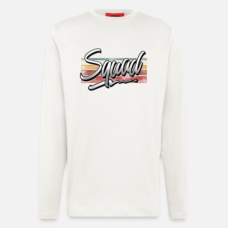 Squad - Langarmshirt - made by SPREAD - OFF WHITE