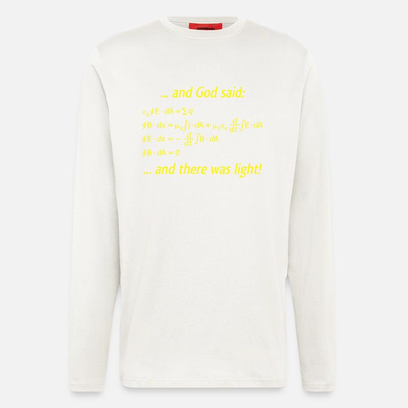 Es werde Licht - Langarmshirt - made by SPREAD  - OFF WHITE