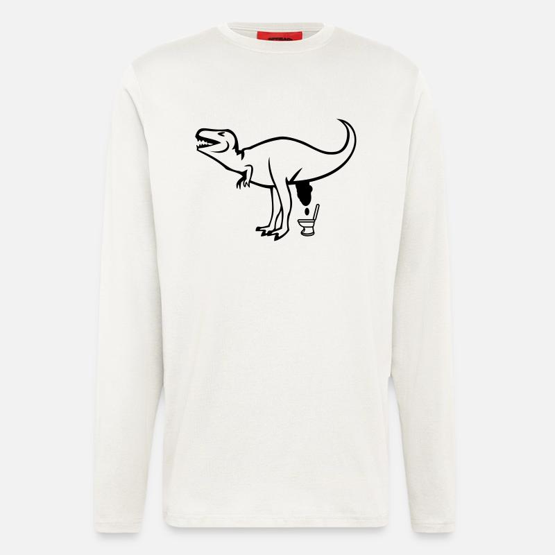 dino klo - Langarmshirt - made by SPREAD  - OFF WHITE