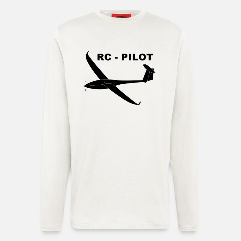 rc - pilot - Langarmshirt - made by SPREAD  - OFF WHITE