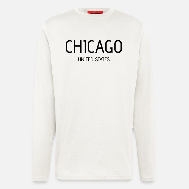 Chicago - Langarmshirt - made by SPREAD  - OFF WHITE
