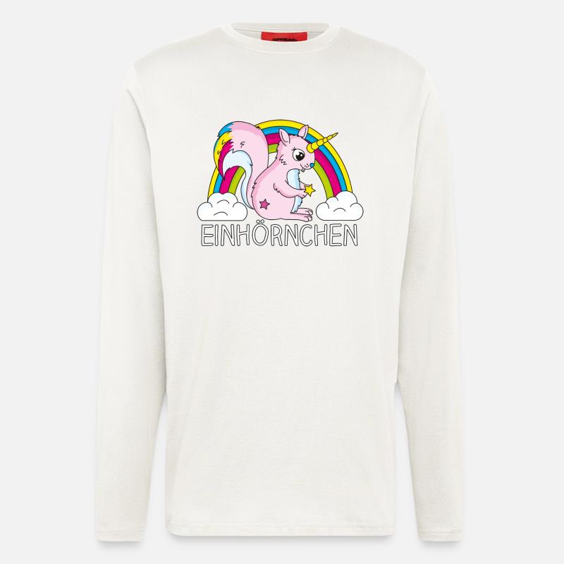 Einhoernchen - Langarmshirt - made by SPREAD - OFF WHITE