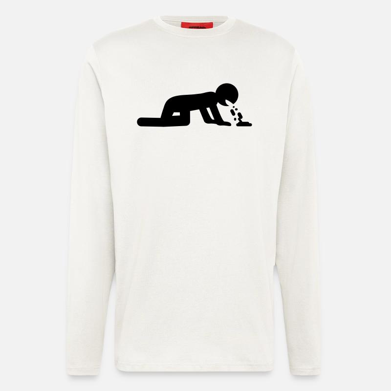 kotzen? - Langarmshirt - made by SPREAD  - OFF WHITE