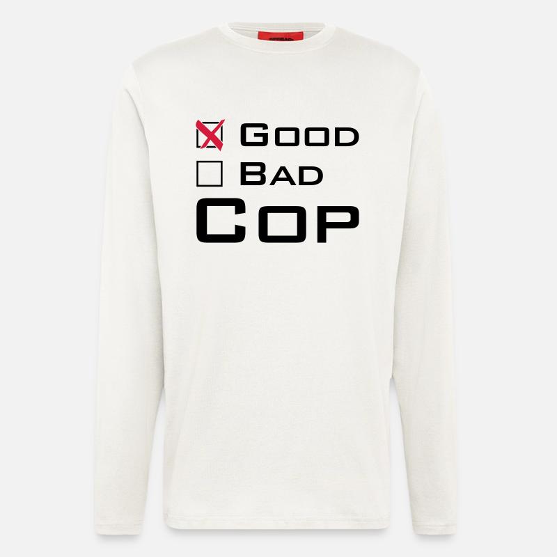 Good Cop - Langarmshirt - made by SPREAD  - OFF WHITE