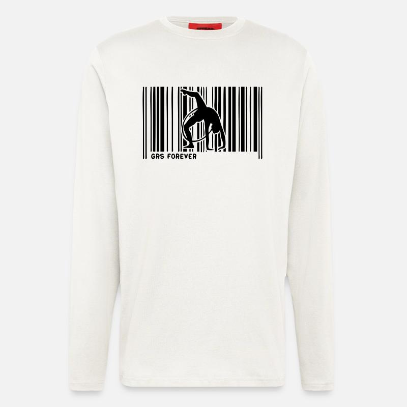 barcode grs gymnastique4 - Longsleeve - made by SPREAD  - OFF WHITE