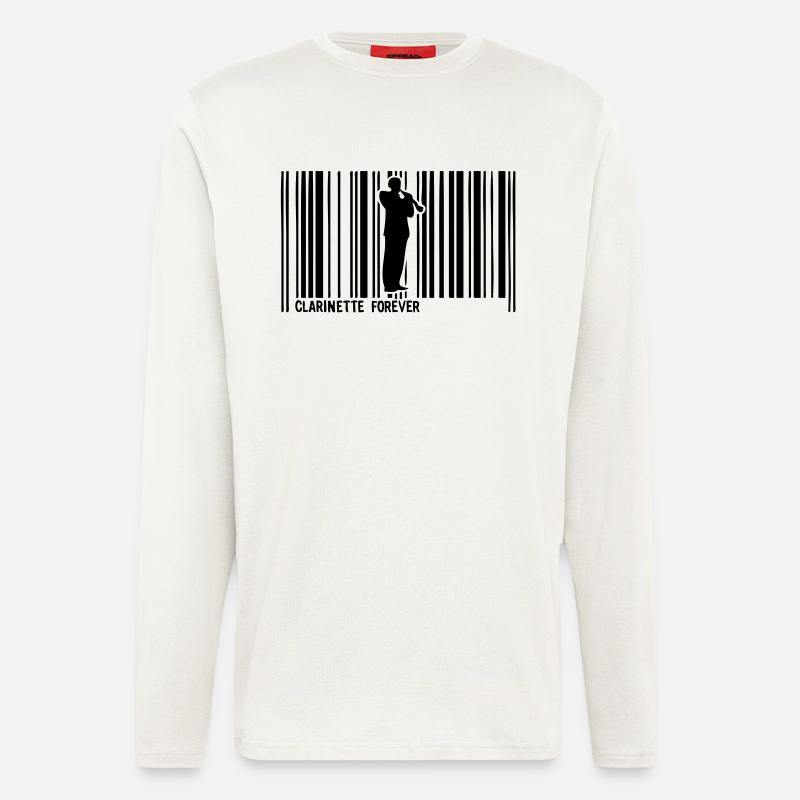 clarinet barre1 code - Longsleeve - made by SPREAD  - OFF WHITE