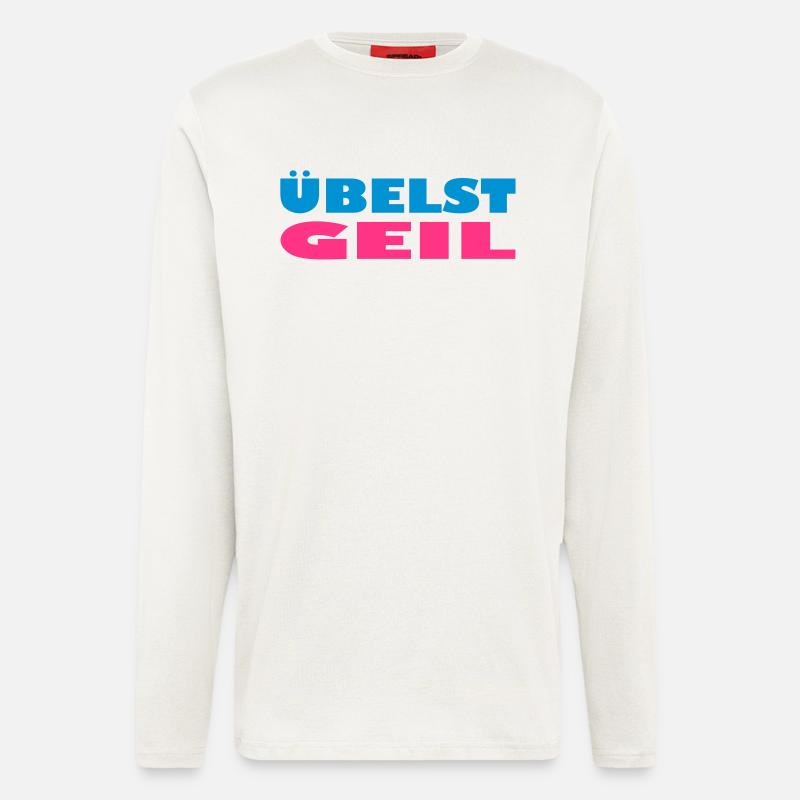übelst geil leider exit-shirt - Langarmshirt - made by SPREAD  - OFF WHITE