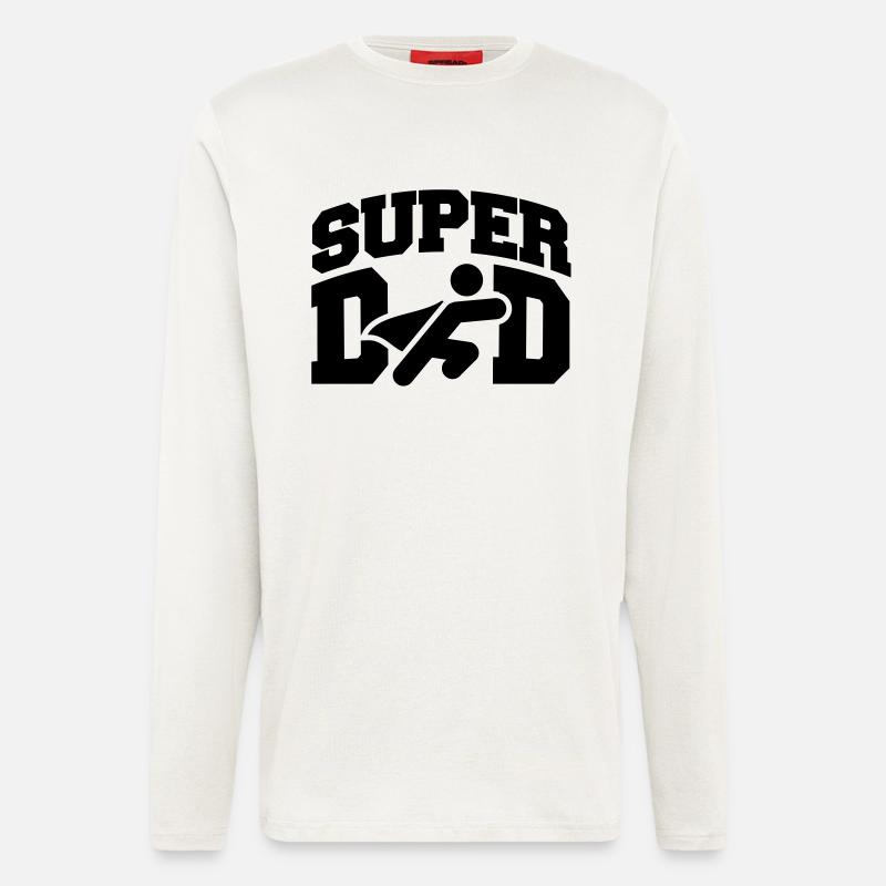 super_dad_r1 - Langarmshirt - made by SPREAD  - OFF WHITE