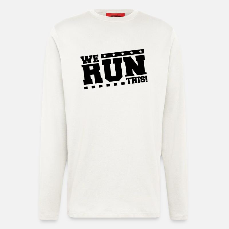 we_run_this_tk1 - Langarmshirt - made by SPREAD  - OFF WHITE
