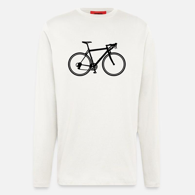 Fahrrad - Langarmshirt - made by SPREAD  - OFF WHITE