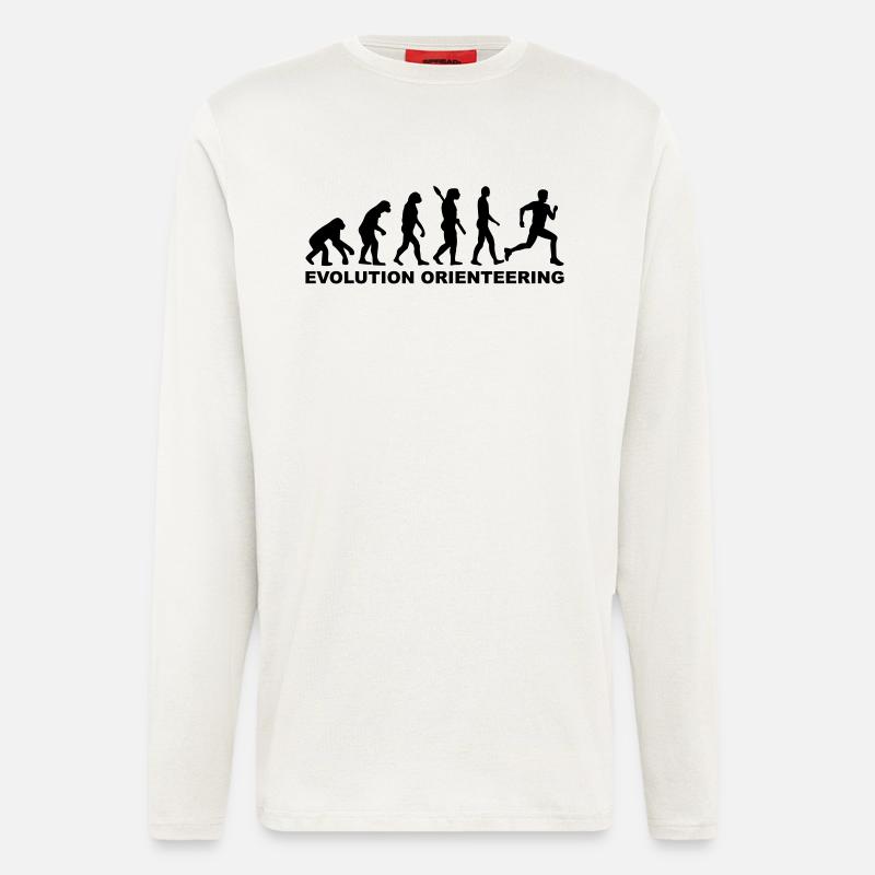 Evolution Orienteering - Longsleeve - made by SPREAD  - OFF WHITE