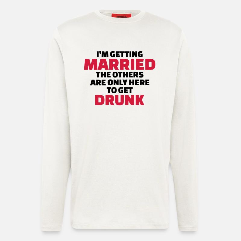 Junggesellenabschied - Langarmshirt - made by SPREAD - OFF WHITE