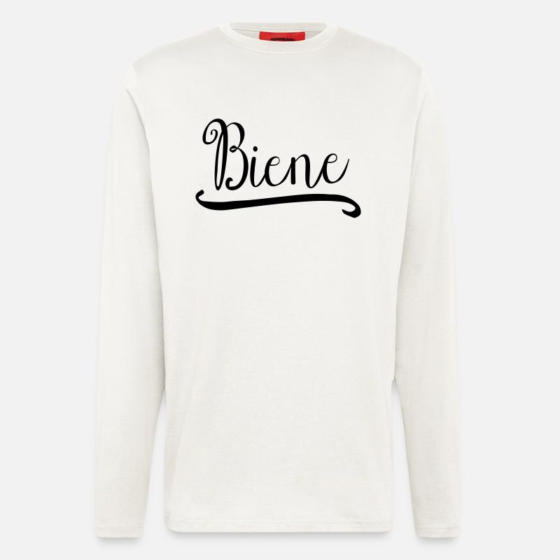 biene_1 - Langarmshirt - made by SPREAD  - OFF WHITE