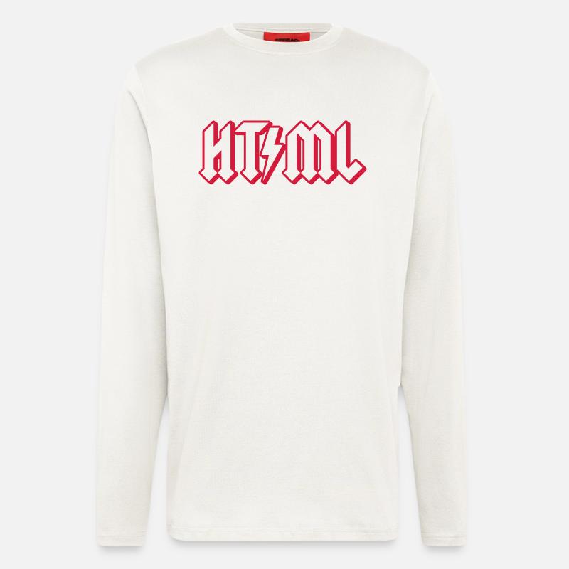 HTML - Langarmshirt - made by SPREAD  - OFF WHITE