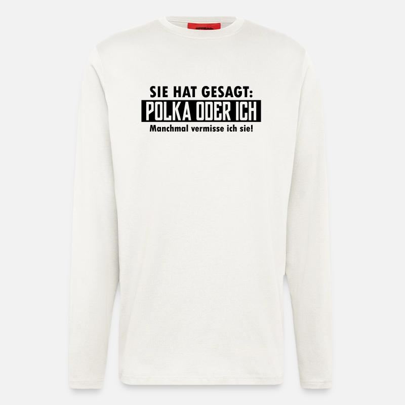 polka oder ich - Langarmshirt - made by SPREAD  - OFF WHITE