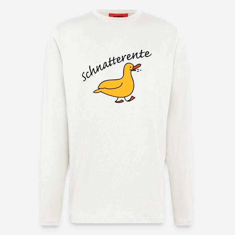Schnatterente - Langarmshirt - made by SPREAD  - OFF WHITE