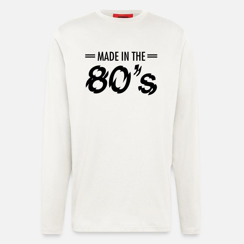 Made In the 80's - Longsleeve - made by SPREAD  - OFF WHITE