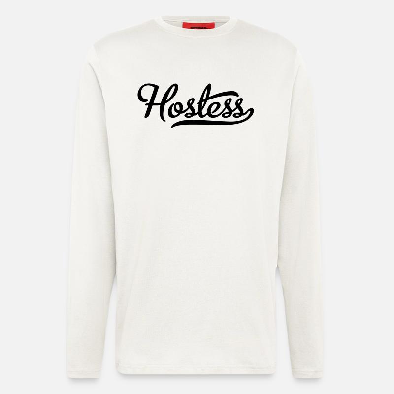 Gastgeberin - Langarmshirt - made by SPREAD  - OFF WHITE
