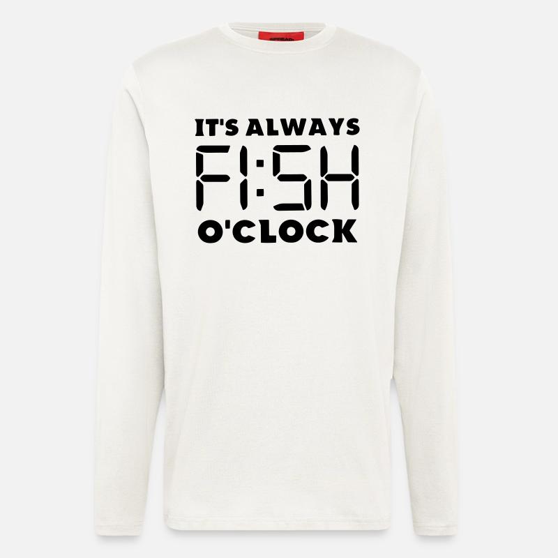 its always fish o clock - Longsleeve - made by SPREAD  - OFF WHITE