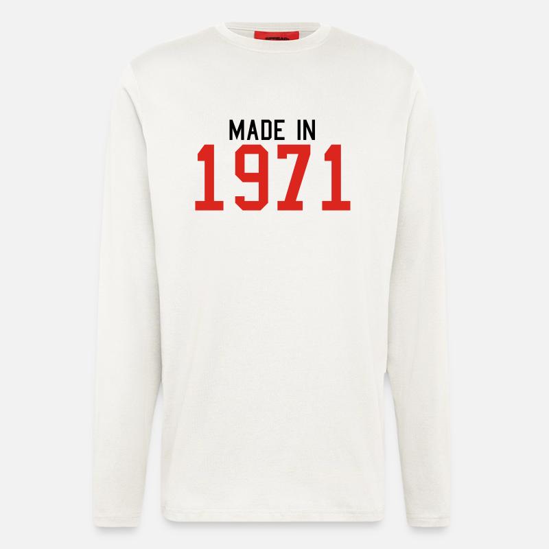 1971 - Langarmshirt - made by SPREAD  - OFF WHITE