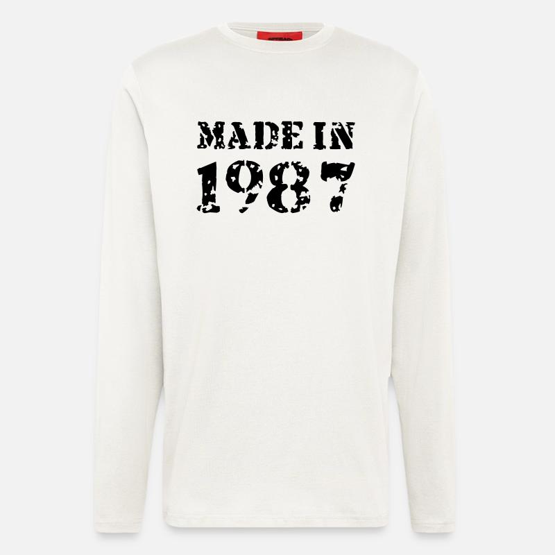 Made in 1987 - Langarmshirt - made by SPREAD - OFF WHITE