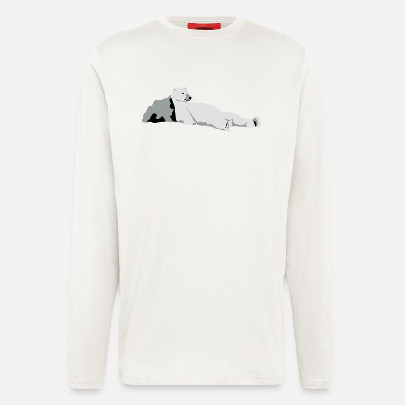 Eisbär - Langarmshirt - made by SPREAD  - OFF WHITE