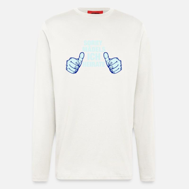 JGA_thumbs_ich heirate - Langarmshirt - made by SPREAD  - OFF WHITE