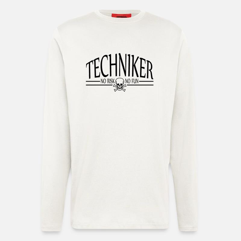Techniker - Langarmshirt - made by SPREAD  - OFF WHITE