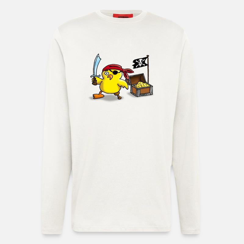 pirate_chick_a - Langarmshirt - made by SPREAD  - OFF WHITE