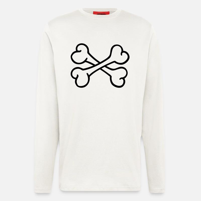 Bones - Longsleeve - made by SPREAD  - OFF WHITE