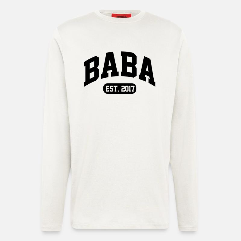 Baba Est 2017 - Longsleeve - made by SPREAD  - OFF WHITE