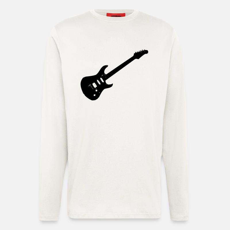 gitarre - Langarmshirt - made by SPREAD  - OFF WHITE
