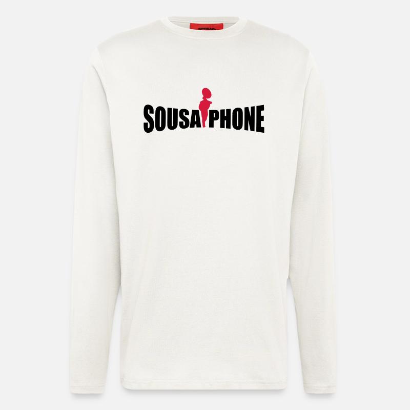sousaphone - Langarmshirt - made by SPREAD  - OFF WHITE