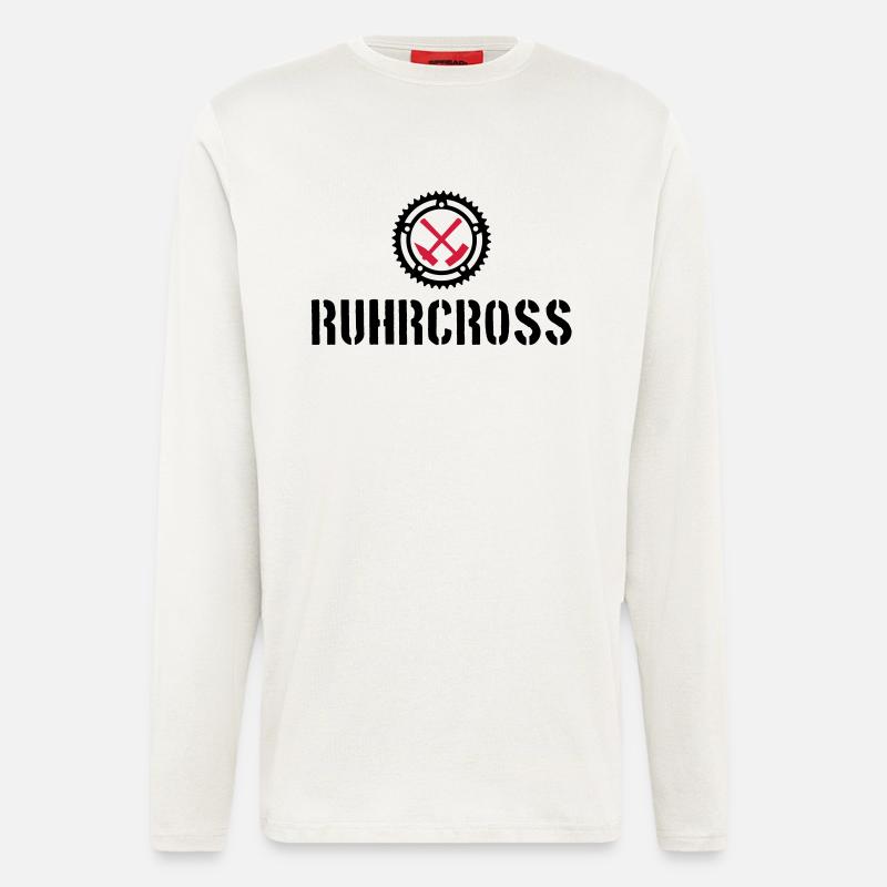 ruhrcross 3 - Langarmshirt - made by SPREAD  - OFF WHITE