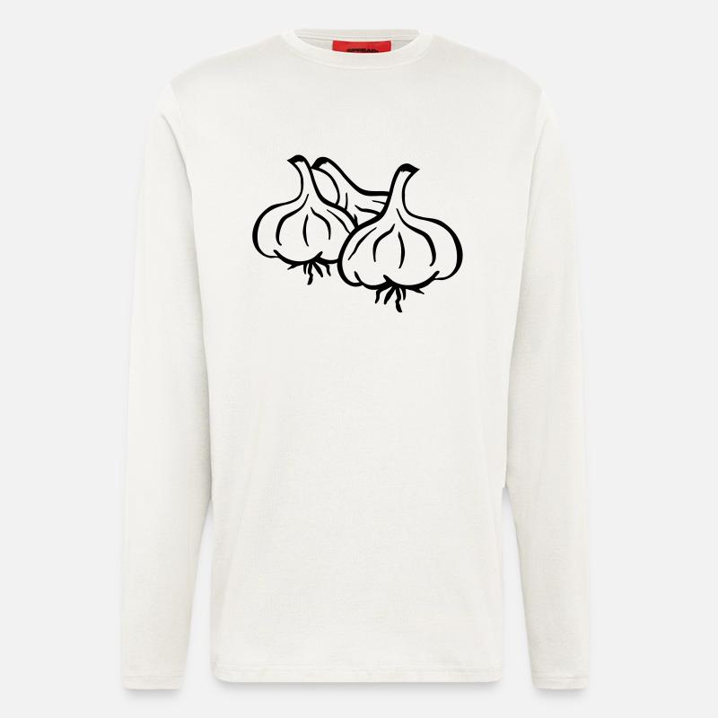 knoblauch_p1 - Langarmshirt - made by SPREAD  - OFF WHITE