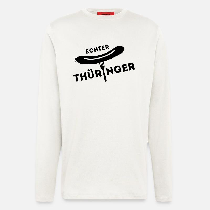 Real Thuringia - sausage fork - Longsleeve - made by SPREAD  - OFF WHITE