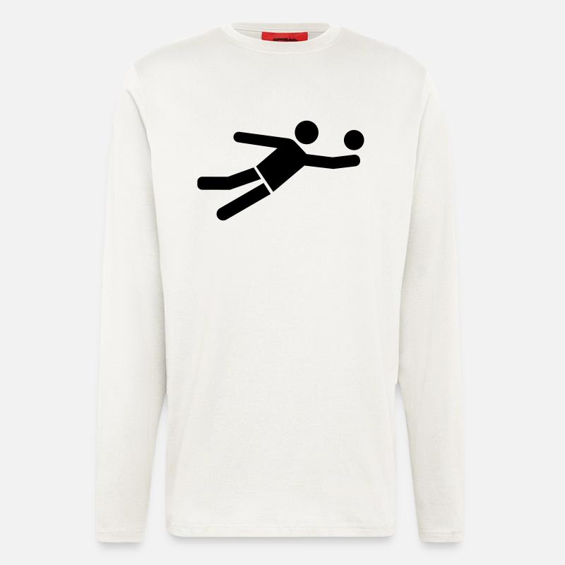 Beachvolleyball - Langarmshirt - made by SPREAD  - OFF WHITE