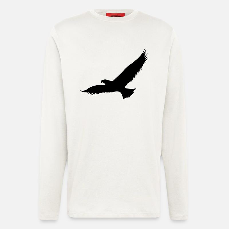 adler1 - Langarmshirt - made by SPREAD  - OFF WHITE