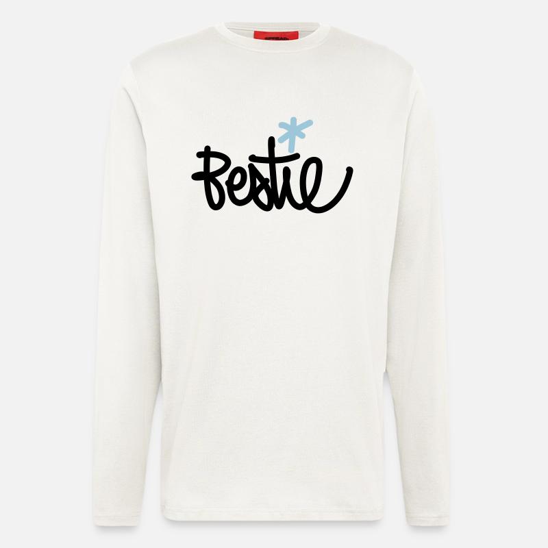 Bestie - Beste Freundin - Langarmshirt - made by SPREAD  - OFF WHITE