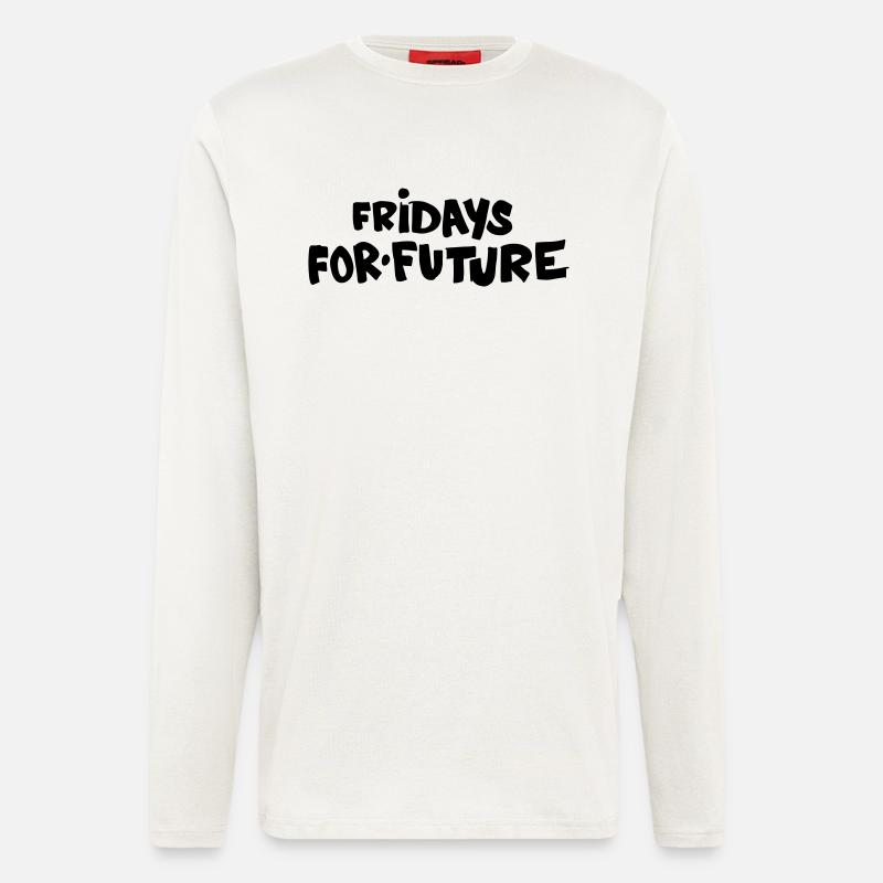Fridays for Future - Langarmshirt - made by SPREAD  - OFF WHITE