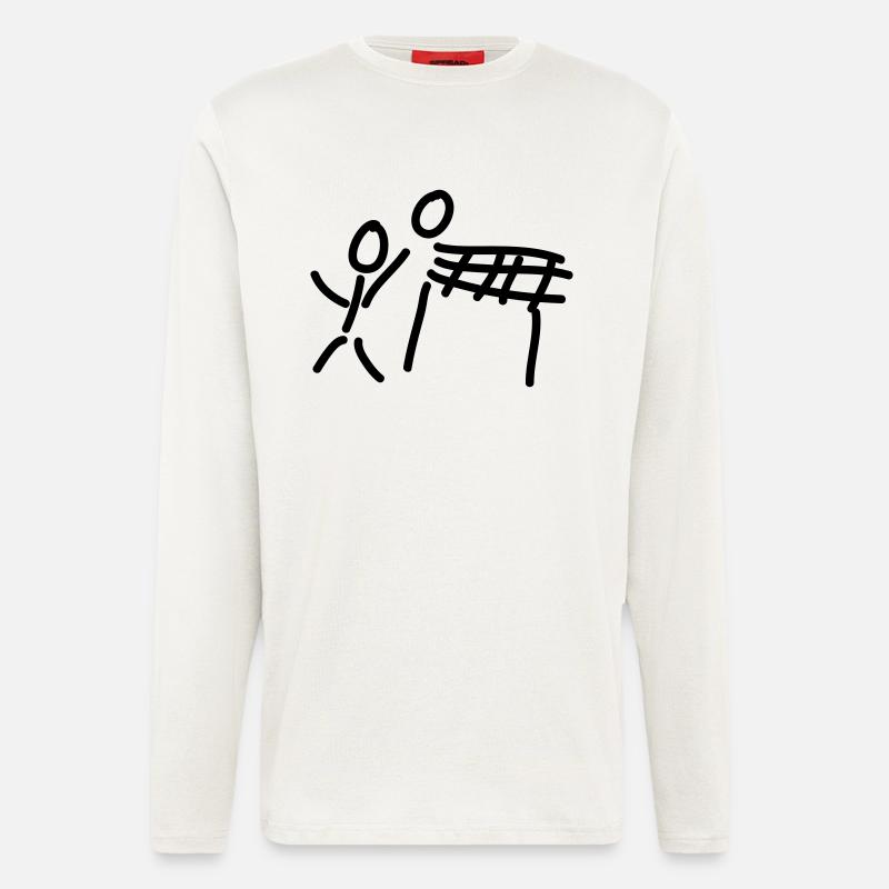 volleyball - Longsleeve - made by SPREAD  - OFF WHITE