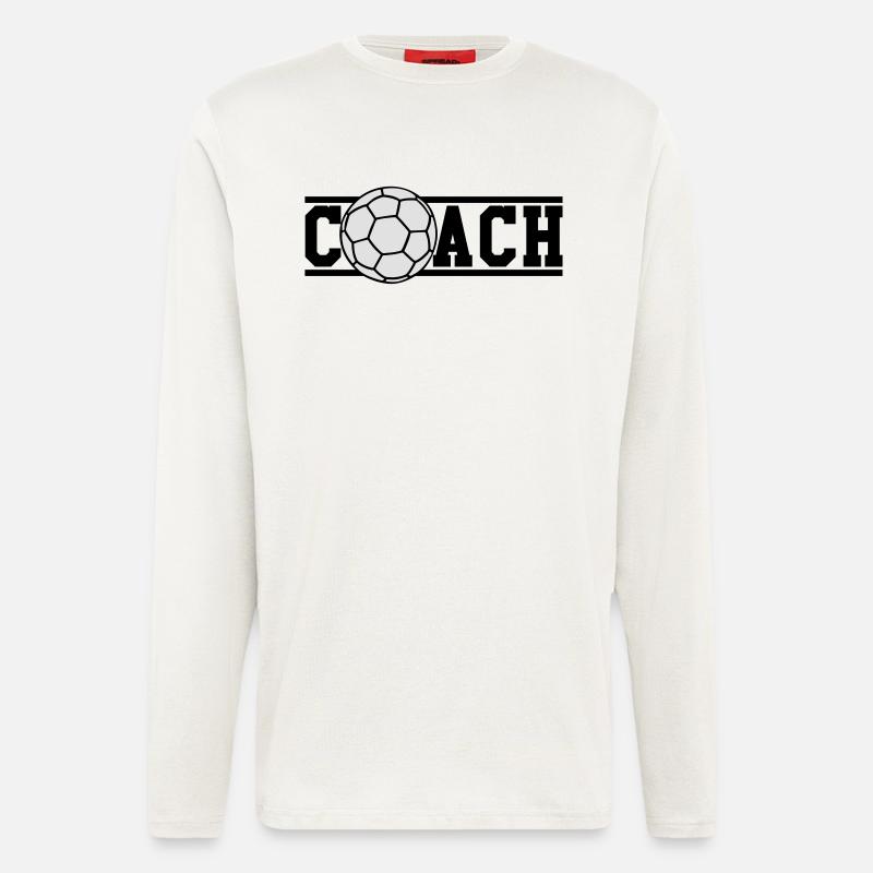 Handball Coach - Langarmshirt - made by SPREAD  - OFF WHITE
