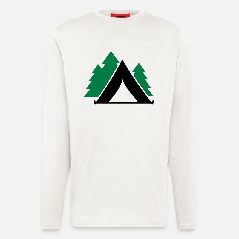 Zelt - Langarmshirt - made by SPREAD  - OFF WHITE
