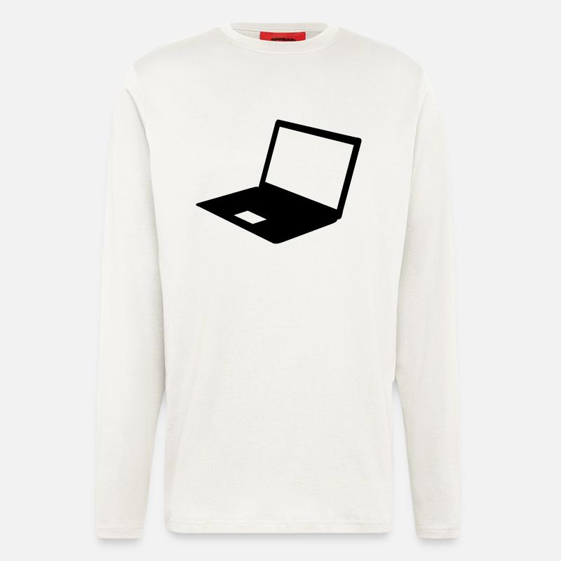 Computer - Langarmshirt - made by SPREAD  - OFF WHITE