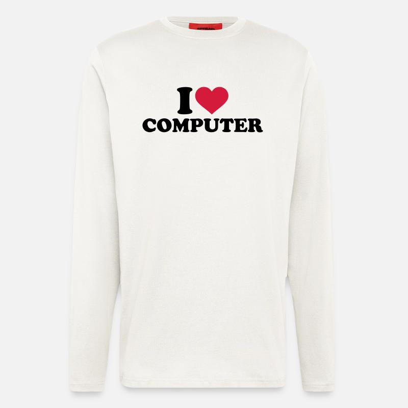 Computer - Langarmshirt - made by SPREAD  - OFF WHITE